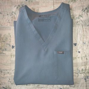 Dusty Blue Figs Scrub Set